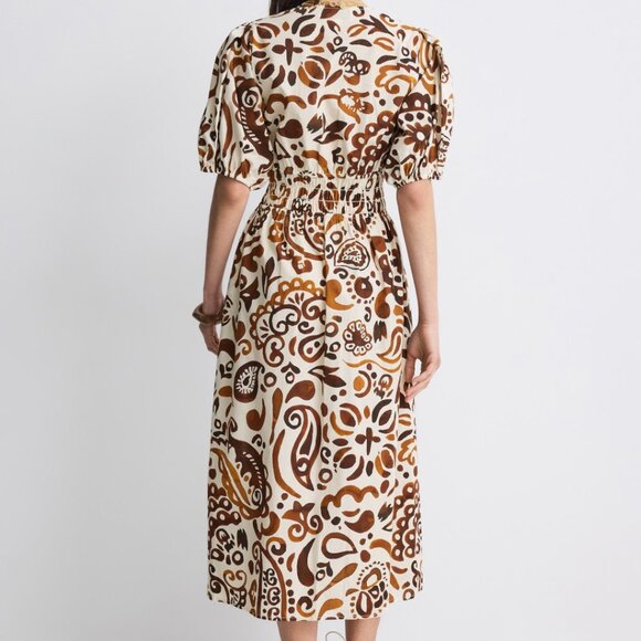 Fifteen Twenty Poppy Shirred Waist Dress - Picture 9 of 9